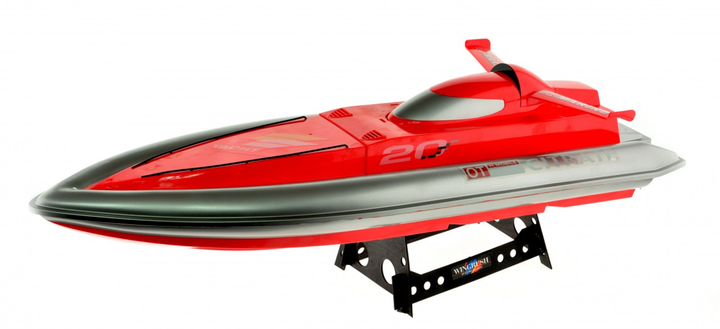 Dual Motor Speed Boat With 2.4 Ghz Remote 32 in Red - 3