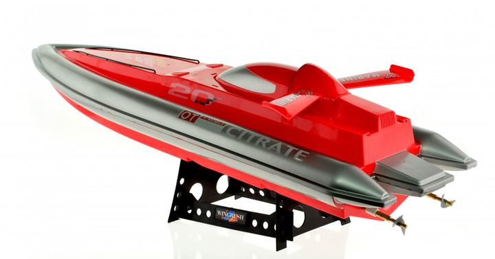 Dual Motor Speed Boat With 2.4 Ghz Remote 32 in Red - 5