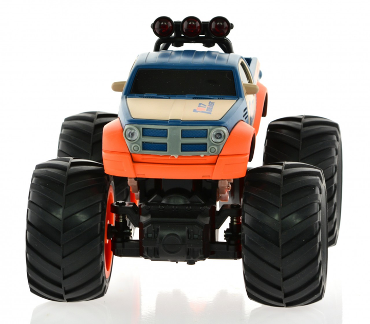 1:18 Big Wheel Racing Truck with Lights & Sounds Blue - 3