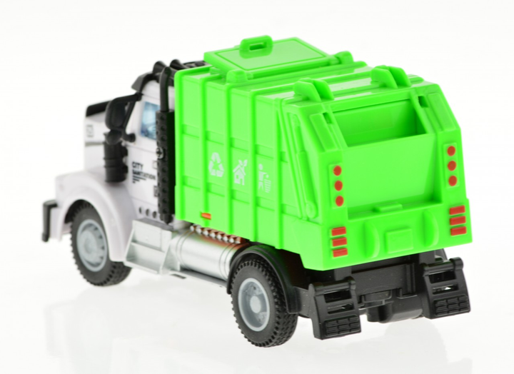 2.4G 1:64 scale RC Garbage Truck with lights and sound - 3