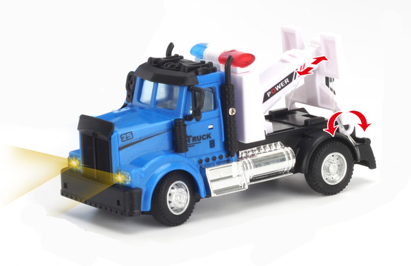 2.4G 1:64 scale RC Transport Tow Truck with lights and sound