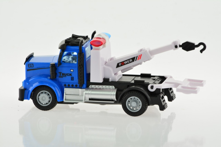 2.4G 1:64 scale RC Transport Tow Truck with lights and sound - 3