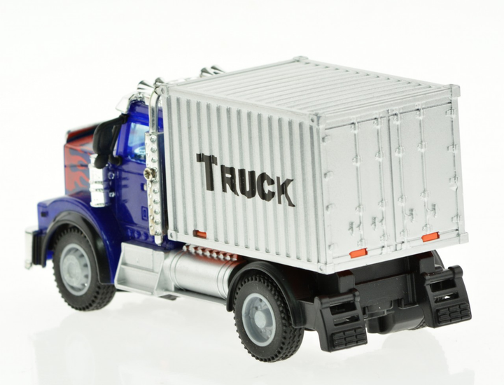 2.4G 1:64 scale RC Transportation container Truck with lights and sound - 3