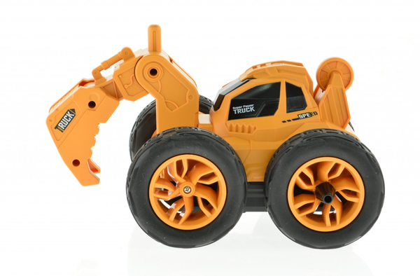 2.4G RC Stunt Yellow Excavator