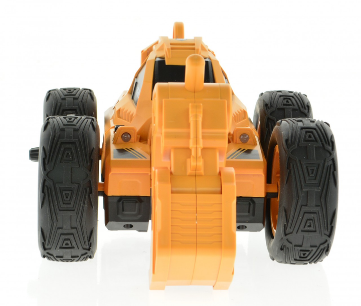 2.4G RC Stunt Yellow Excavator - 4