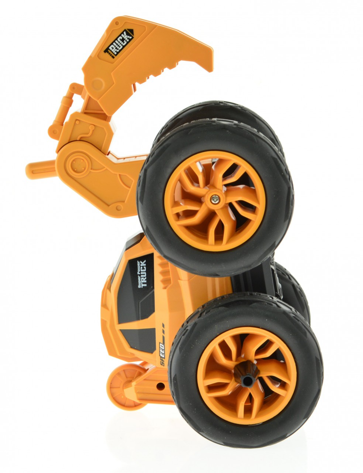 2.4G RC Stunt Yellow Excavator - 5