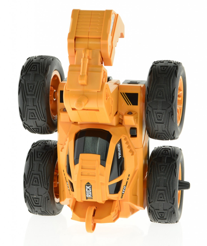 2.4G RC Stunt Yellow Excavator - 6