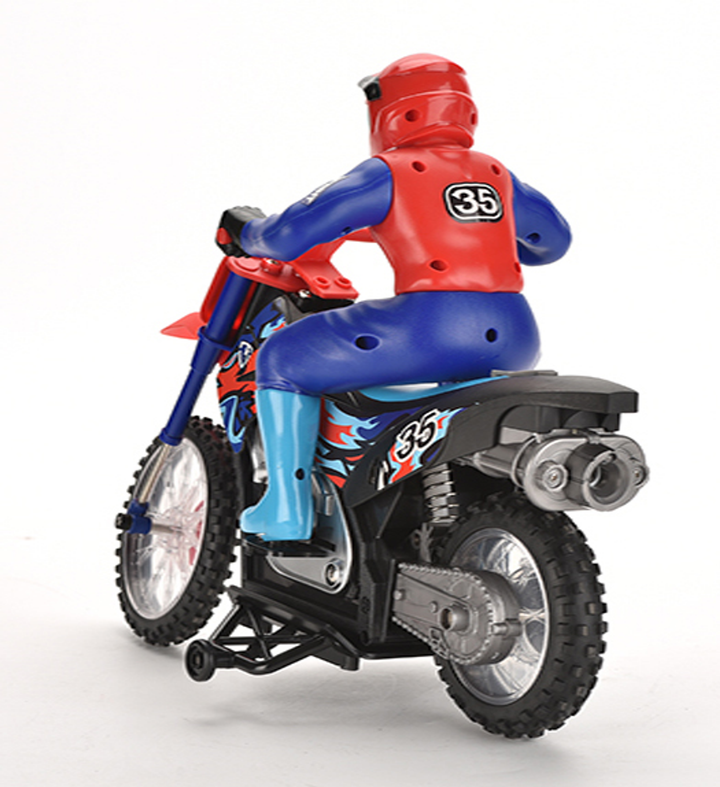 2.4G Scale 1:10 Smoking Motorcycle - 6