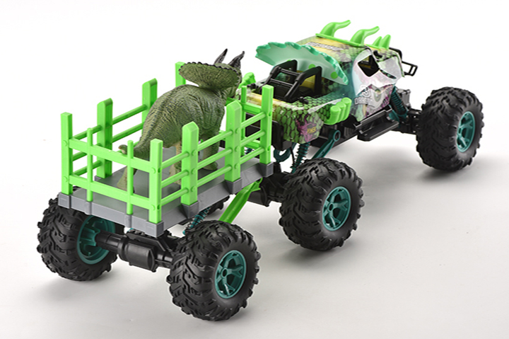 2.4G Scale 1:12 Dinosaur Truck with trailer - 4