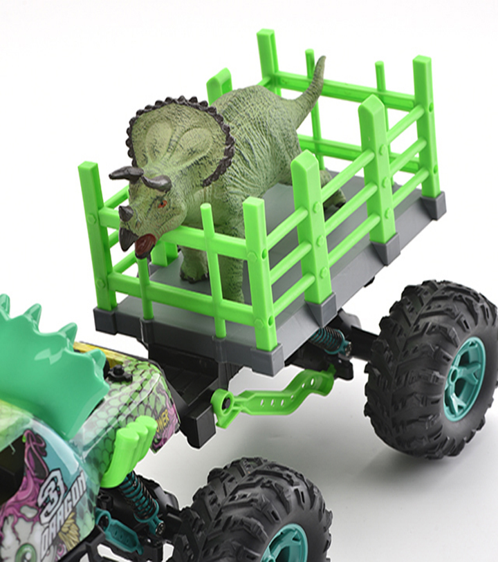 2.4G Scale 1:12 Dinosaur Truck with trailer - 5