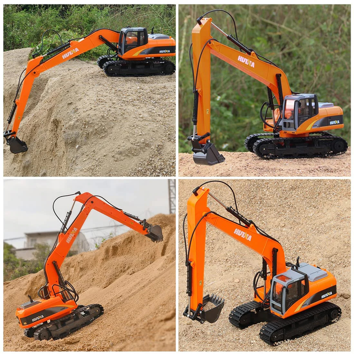 Long Arm Excavator With Rechargeable Batteries And Metal Bucket - 3