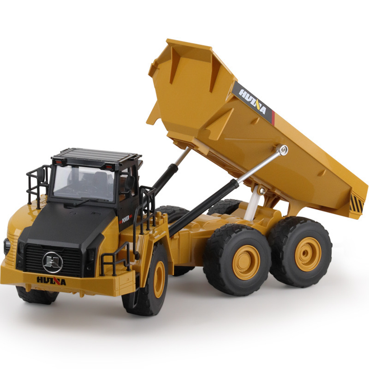 1:24 Scale 9 Channel Fully Articulated Dump Truck With 2.4 Ghz Remote And Rechargeable Battereis - 2