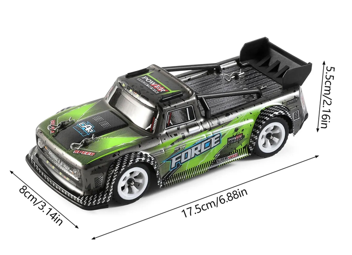 1:28 scale Hoonigan truck with lights and 20 MPH top speed - 7