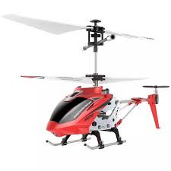 2.4 Ghz 3.5 channel helicopter with auto take off, landing and altitude hold Red