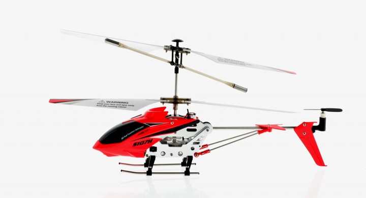 2.4 Ghz 3.5 channel helicopter with auto take off, landing and altitude hold Red - 2