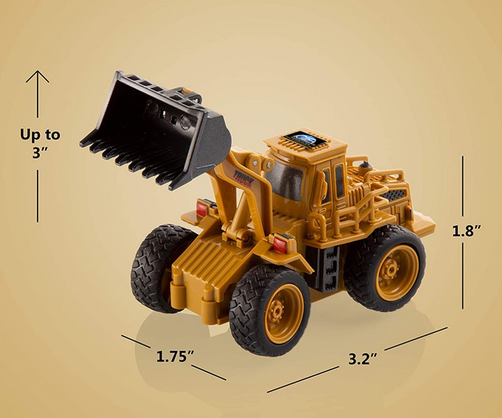 1:64 scale RC construction series Micro Front Loader - 5