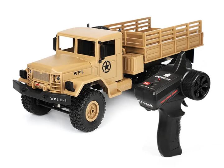 1:16 scale 6WD army truck Tan - 5