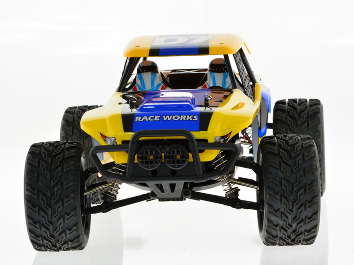 1: 12 electric water tight 4WD rock climbing truck Blue - 3