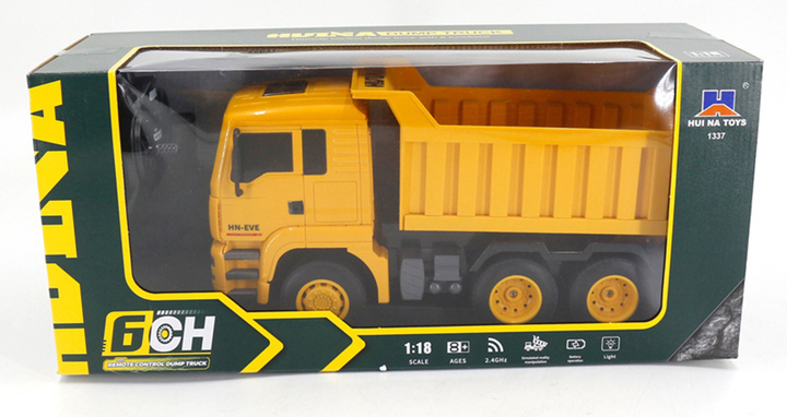 2.4G 1:18 6Ch RC Dump Truck - 7