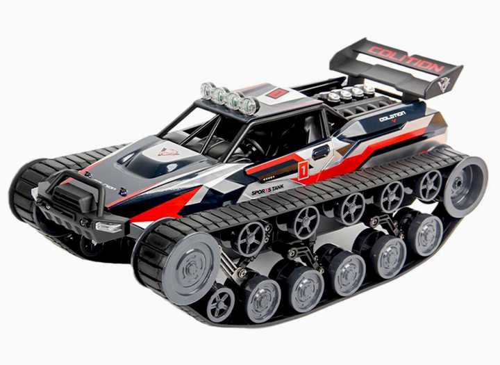 Metal body Ripsaw tank with head lights, smoke function and rear deck with engine details - 3