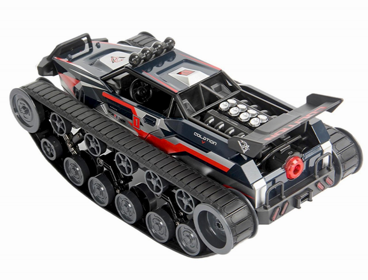 Metal body Ripsaw tank with head lights, smoke function and rear deck with engine details - 4