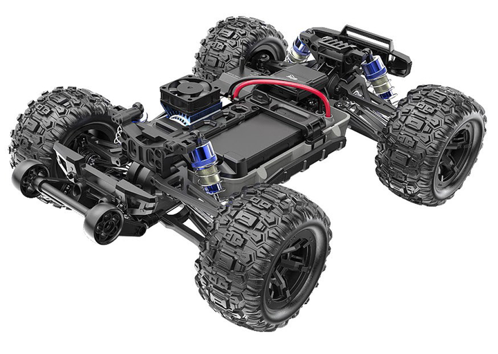 1:16 scale 4WD truck with GPS 24 (2S) / 30 (3S) MPH 350 feet range is 2S AND 3S battery capable - 2