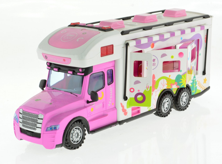 2.4G Pink Rv With Lights, Sound And Accessories - 4