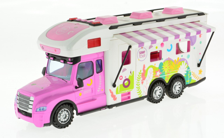 2.4G Pink Rv With Lights, Sound And Accessories - 6