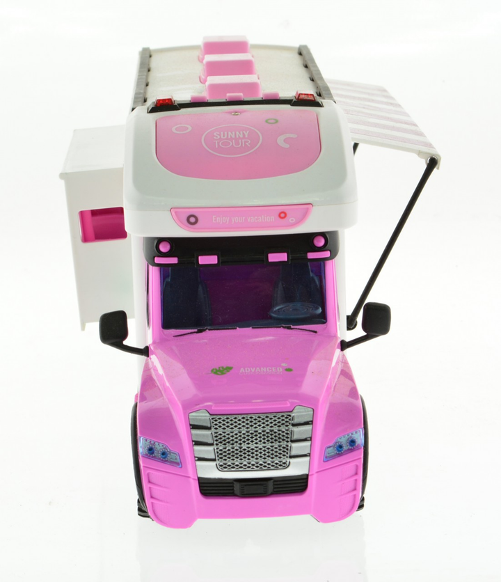 2.4G Pink Rv With Lights, Sound And Accessories - 8