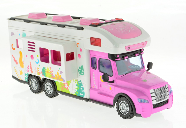 2.4G Pink Rv With Lights, Sound And Accessories - 9