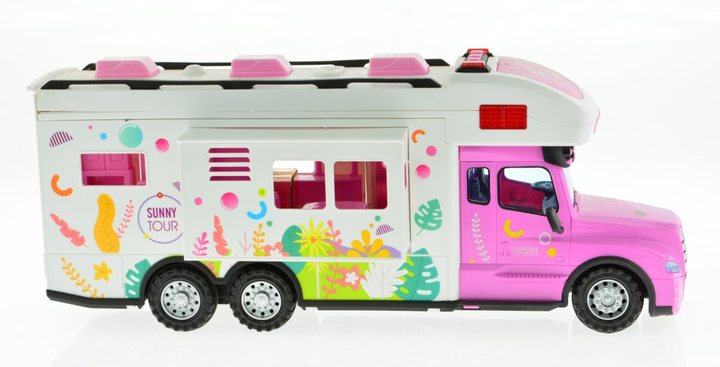 2.4G Pink Rv With Lights, Sound And Accessories - 10