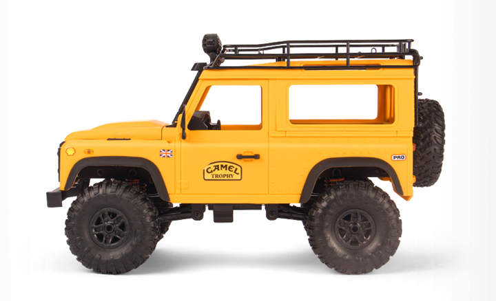 1:10 Scale Land Rover "Camel Trophy" Suv With Lights, 2.4 Ghz And Rechargeable Batteires - 2