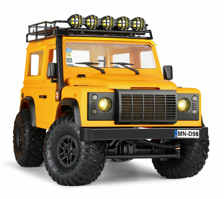 1:10 Scale Land Rover "Camel Trophy" Suv With Lights, 2.4 Ghz And Rechargeable Batteires - 6