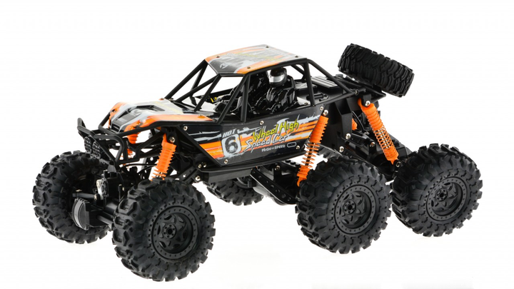 6WD Truck 1/8 Scale Orange - 2