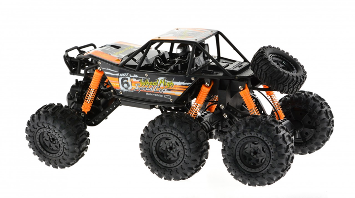 6WD Truck 1/8 Scale Orange - 3