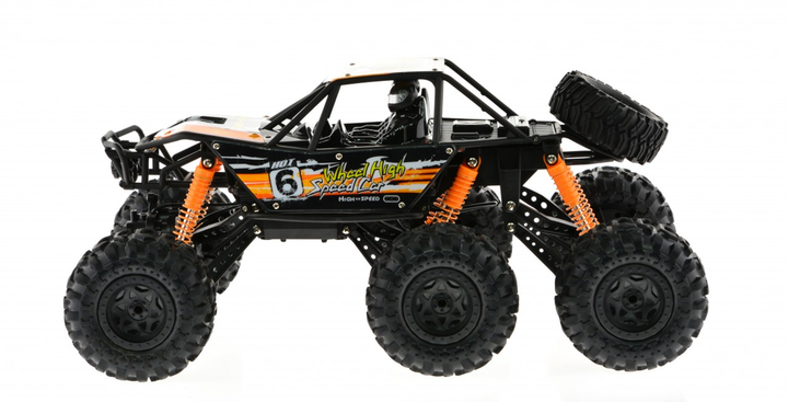 6WD Truck 1/8 Scale Orange - 4