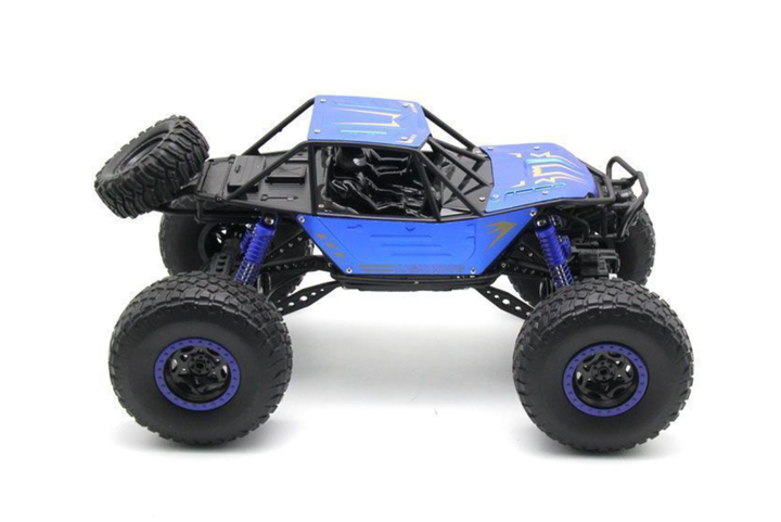 1:10 scale 4WD rock climber with metal body pannels and 2 remotes standard and gesture Blue - 3