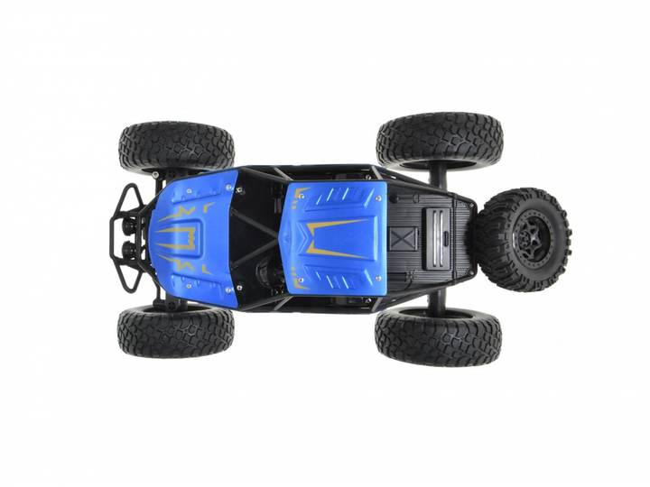 1:10 scale 4WD rock climber with metal body pannels and 2 remotes standard and gesture Blue - 6