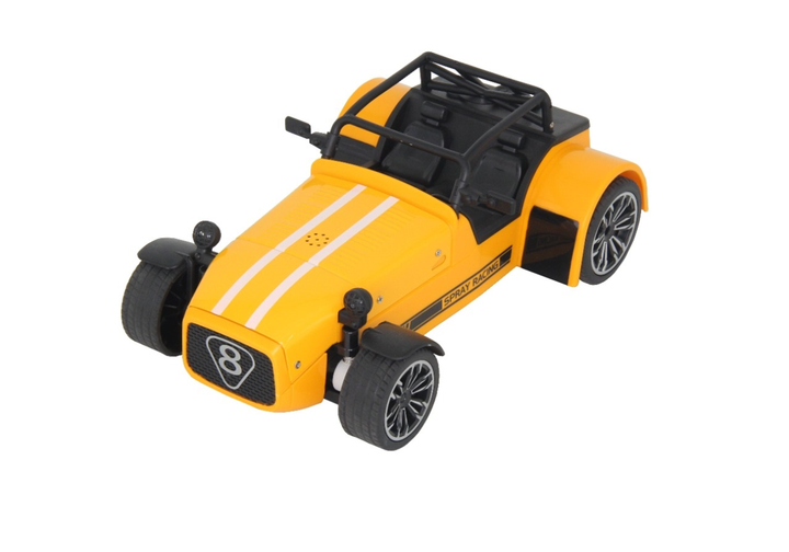 1:12 scale metal open wheel race car with smoke function Yellow - 2