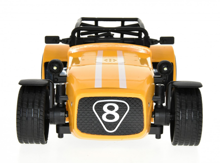 1:12 scale metal open wheel race car with smoke function Yellow - 5