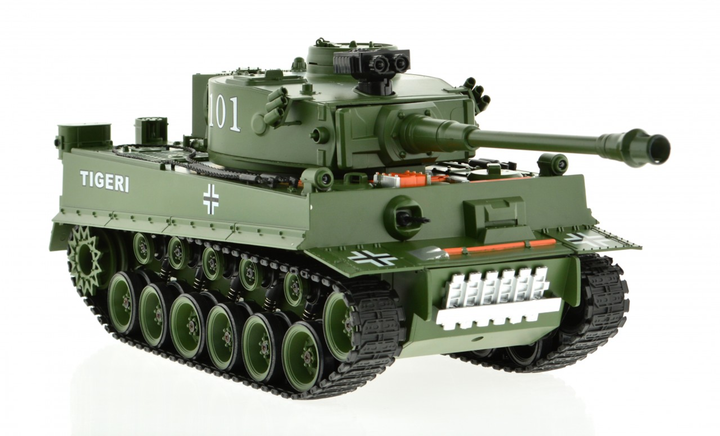 1:18 Scale Tiger Green With Airsoft Cannon - 4