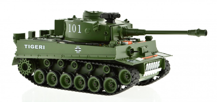 1:18 Scale Tiger Green With Airsoft Cannon - 5