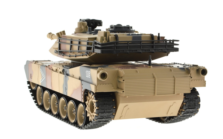 1:18 Scale M1A2 Abrams With Airsoft Cannon Camo - 4