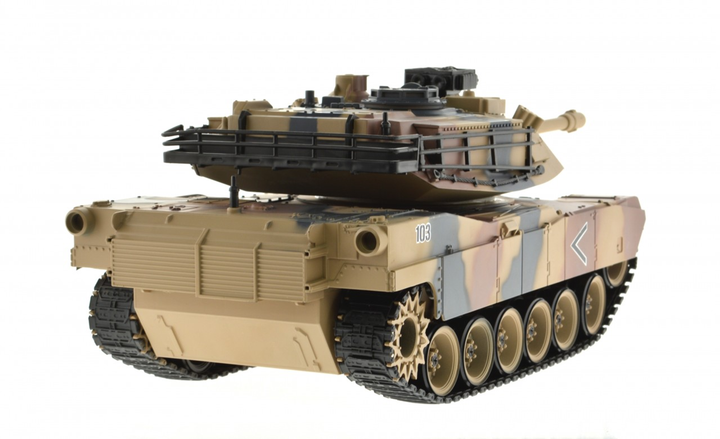 1:18 Scale M1A2 Abrams With Airsoft Cannon Camo - 5