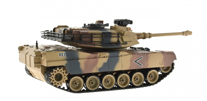 1:18 Scale M1A2 Abrams With Airsoft Cannon Camo - 6