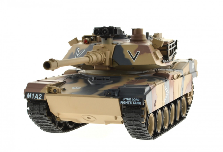 1:18 Scale M1A2 Abrams With Airsoft Cannon Camo - 10