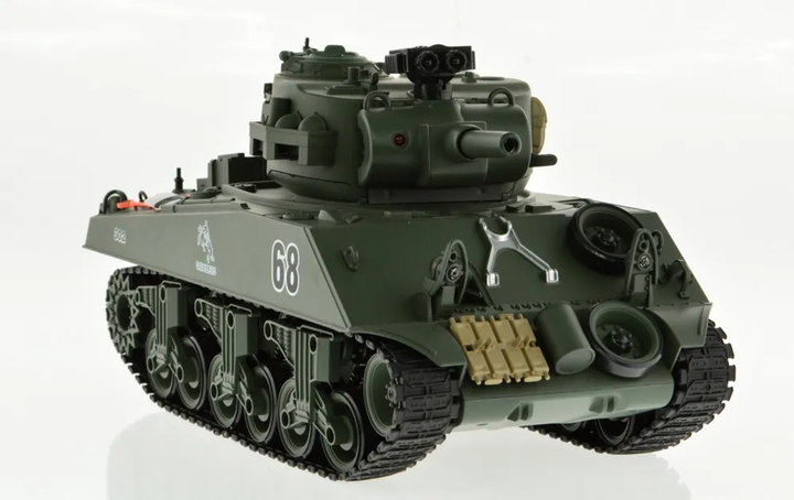 1:18 Scale Sherman With Airsoft Cannon - 4