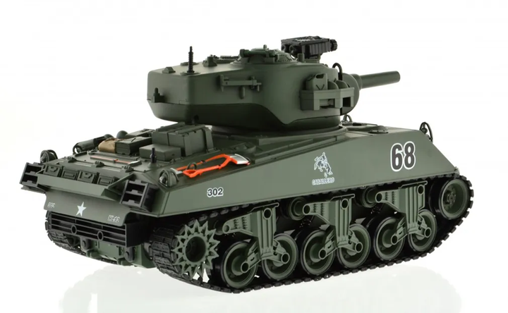 1:18 Scale Sherman With Airsoft Cannon - 6