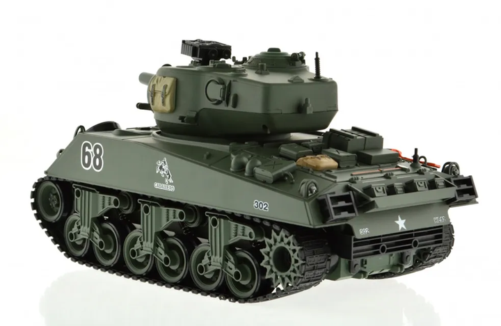 1:18 Scale Sherman With Airsoft Cannon - 8