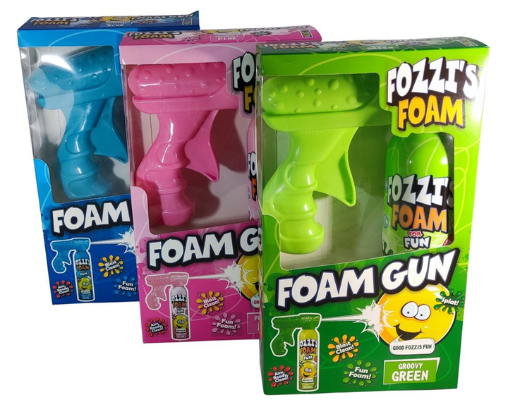 Fozzi's Foam Blasters x 2 - Pink Berry (two pink cans and two pink foam blasters) - 2